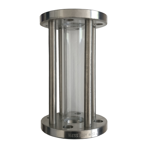 Xukang sight glass Full View Tubular Type Cylindrical Flange End Sight Glass Water Flow Indicator