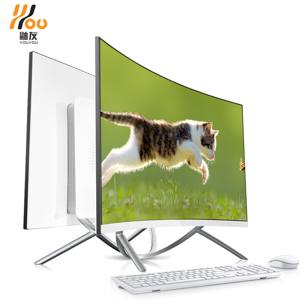 YOUYOU 27 дюймов все в одном игровой ПК IPS 1920*1080 настольный компьютер cpu i3-3120 8g ram 480 ГБ ssd для офиса моноблок