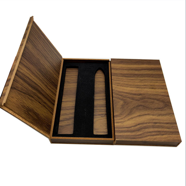 Watch belt packing walnut wooden box PVC wooden box packing belt smart watch with gift box
