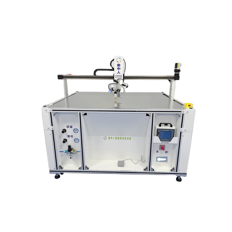 Reinforced surgical coat hot melt glue machine for surgical gowns