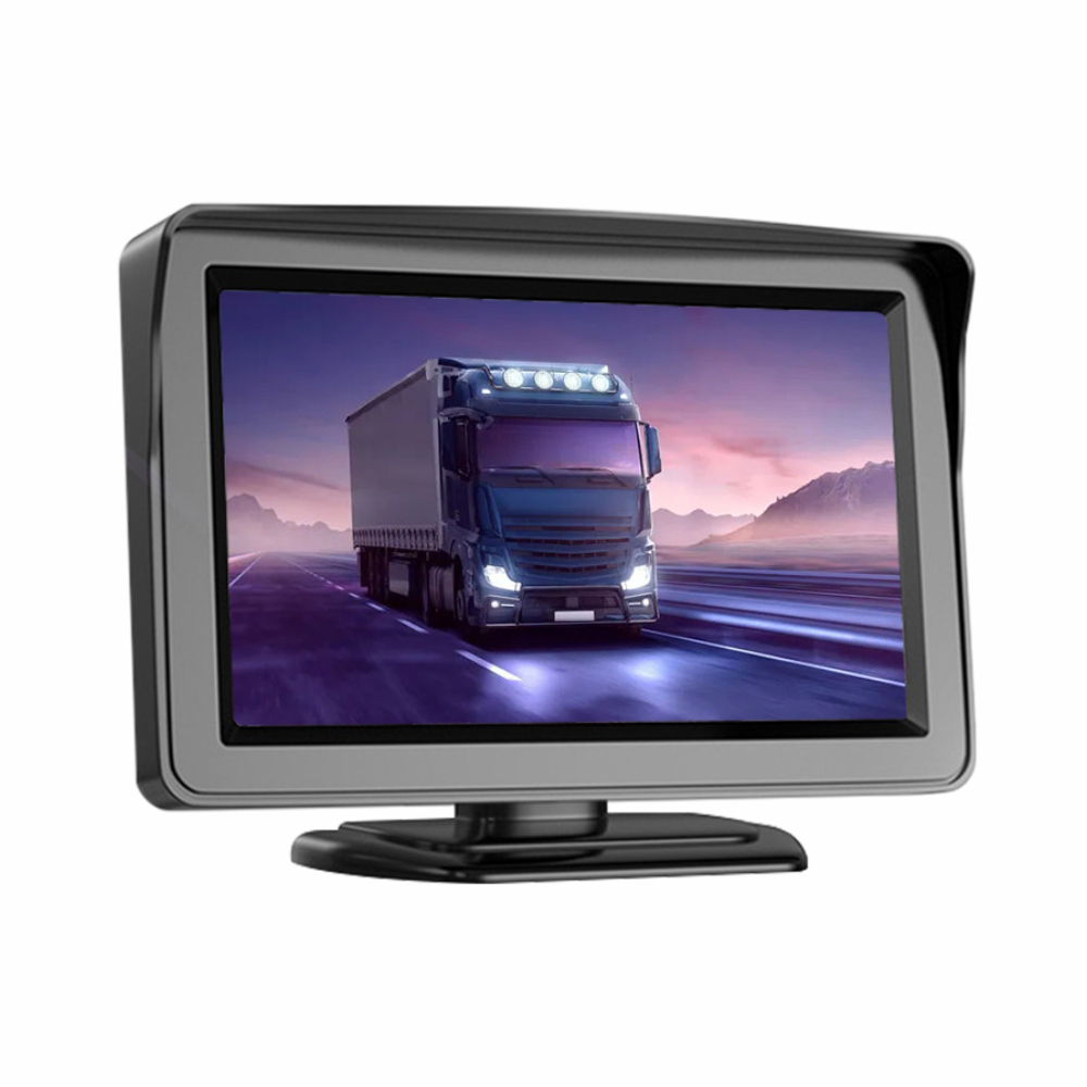 4.3" 5" 7" Inch 12V 24V Car Monitor LCD TFT Digital Car Screens Universal Reversing Aid for Truck Bus RV Van