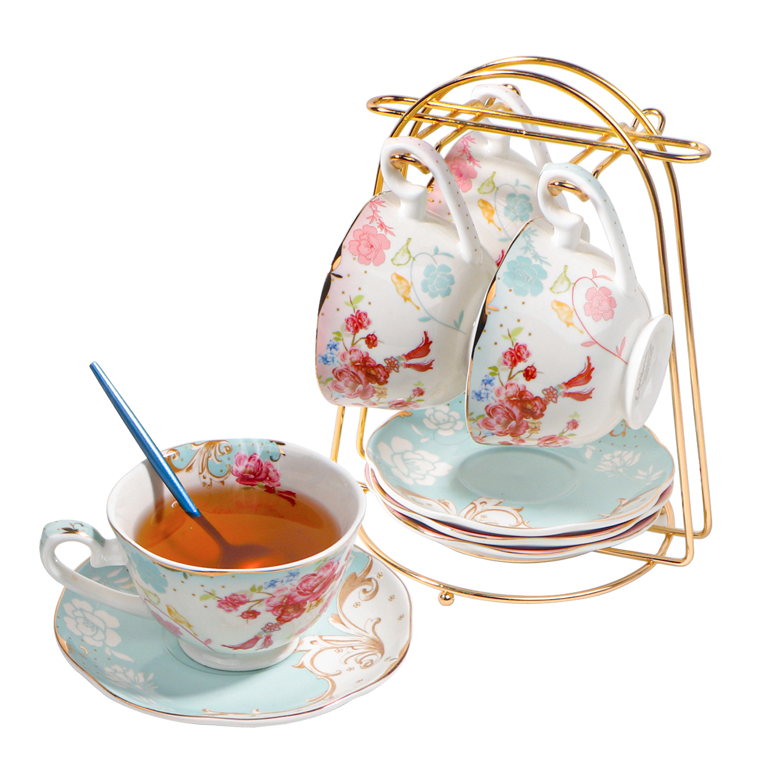 Керамическая посуда наборы Grace Teaware Роскошные кружки чайные наборы