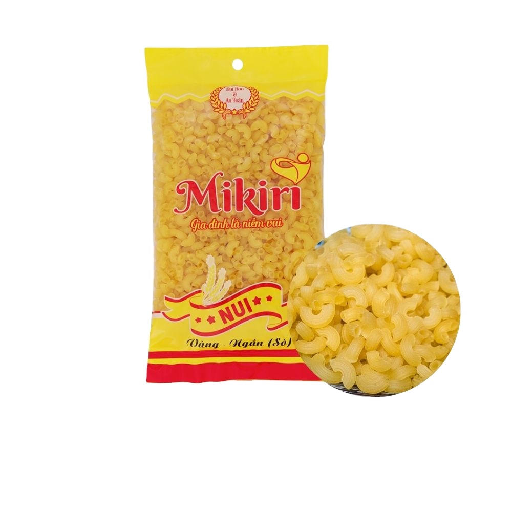 Желтые макароны по лучшей цене (короткие стебли), рафинированная обработка, тип 10-12 минут, время приготовления, вьетнамские желтые пакетики макарон, паста