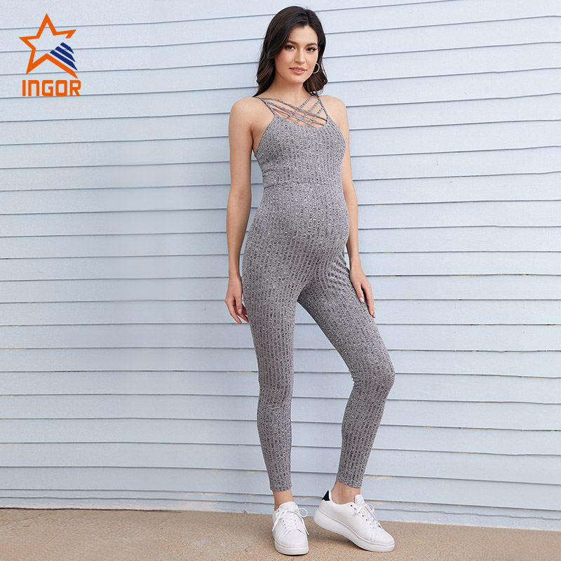 Ribbing Maternity Nursing Clothes Cotton Maternity Pants For Woman Sexy Yoga Wear