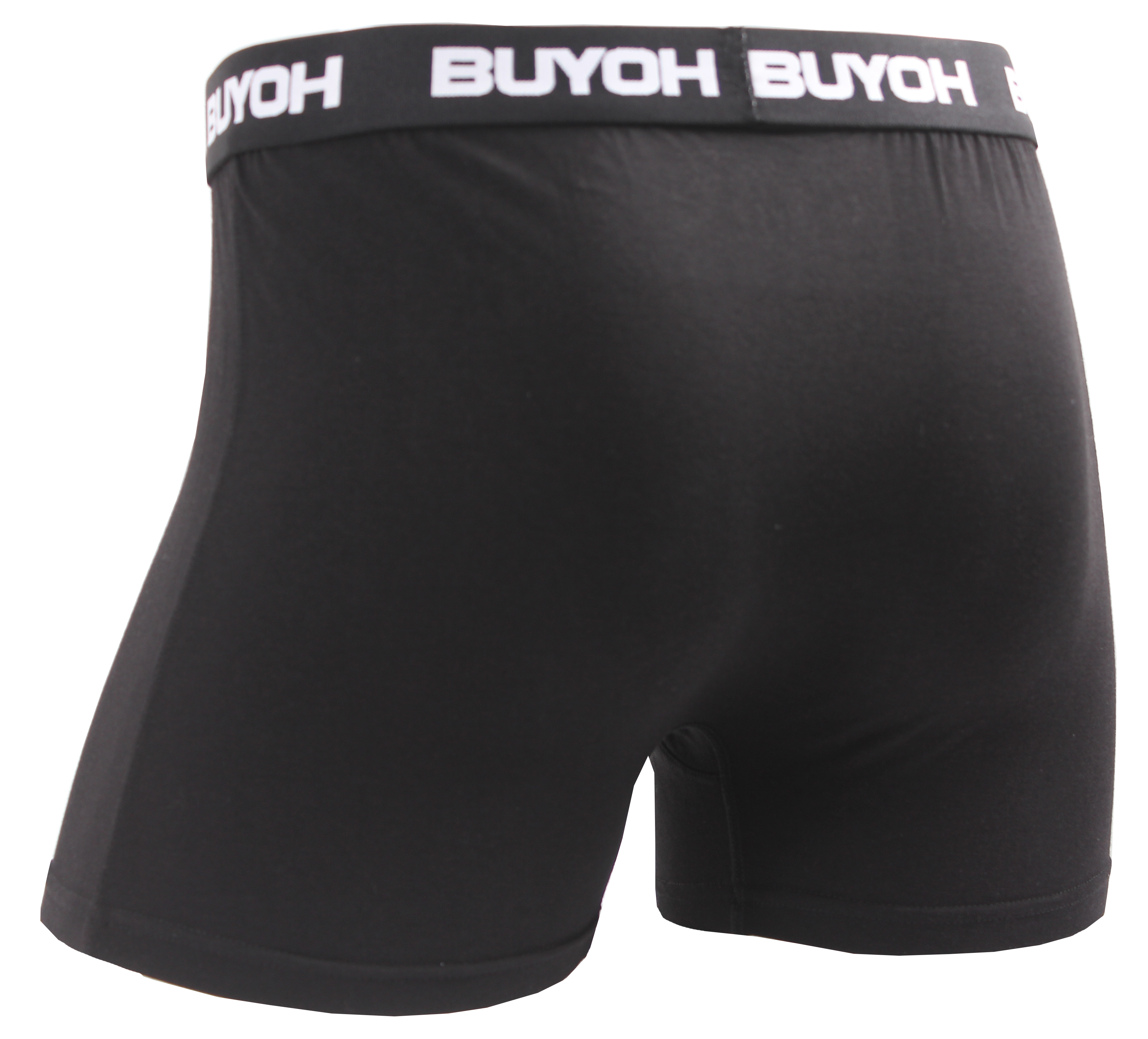 Solid color elastic breathable bamboo custom mens sexy underwear boxer briefs