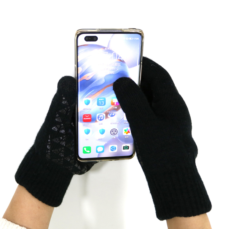 Пользовательские емкостный Теплый Сенсорный экран GlovesThermal E перчатки зима вязать шерсть Tech митенки для смартфонов спортивные