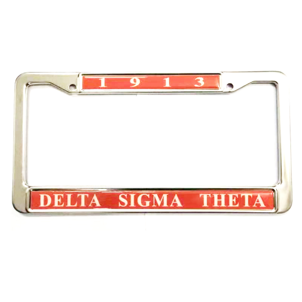 Рамки номерного знака из нержавеющей стали американского размера DELTA SIGMA THETA