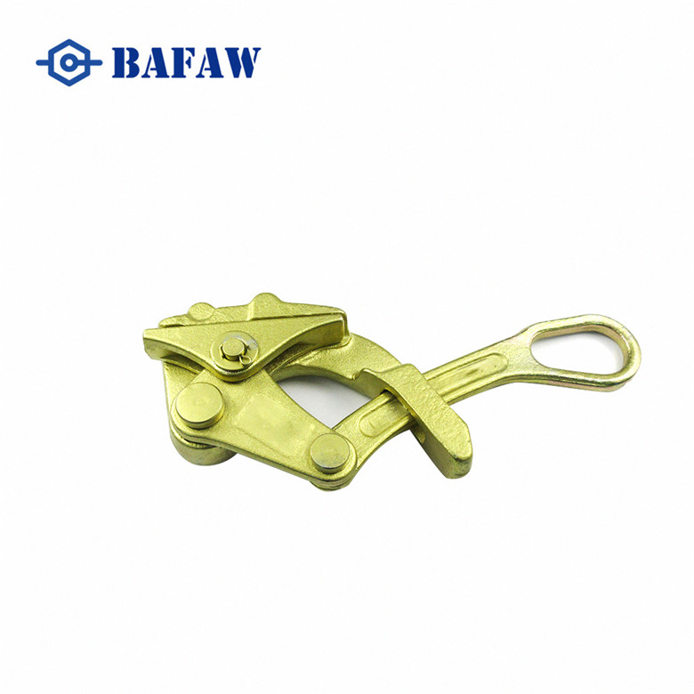 Cable Durable Earth Wire Grip Come Along Clamp Steel Wire Pulling Grip For Overhead Line Construction Cable