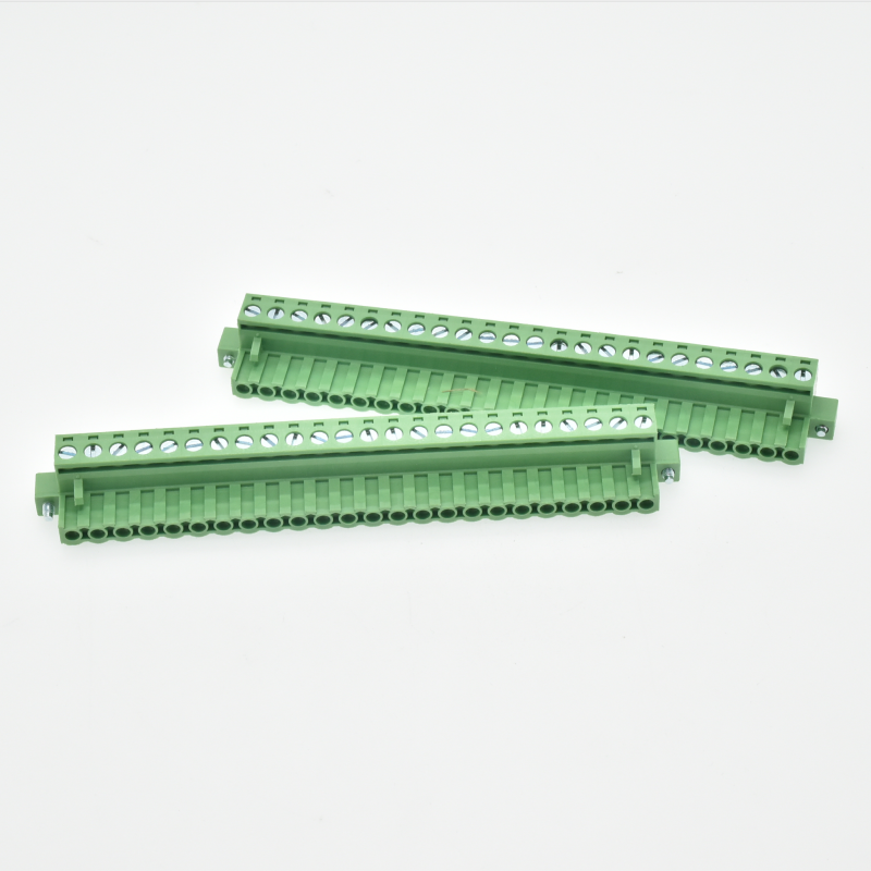 5.0mm 5.08mm pitch female screw connector power pluggable pcb terminal block