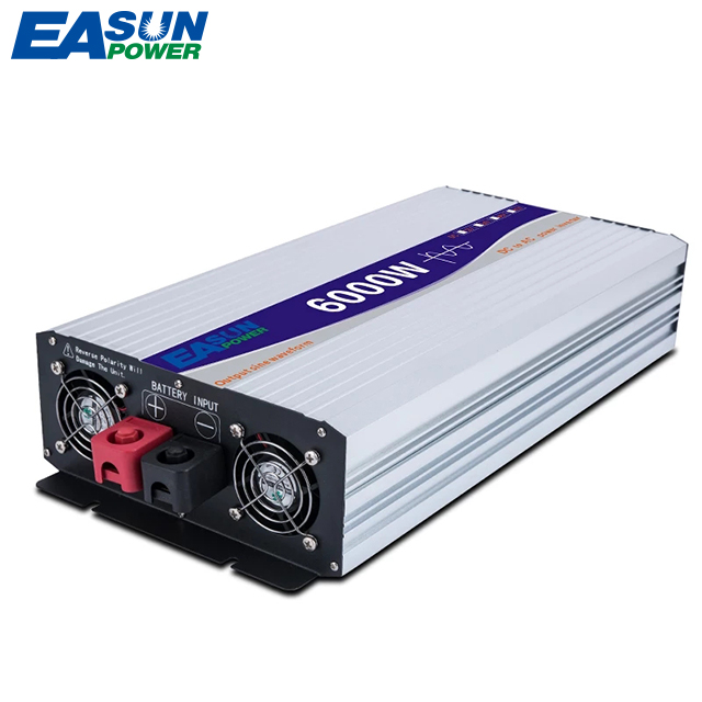 Инвертор с чистым синусом 6000W инвертирующий усилитель мощности 12V/ 24V/ 48V до 220V преобразователь трансформаторный блок питания
