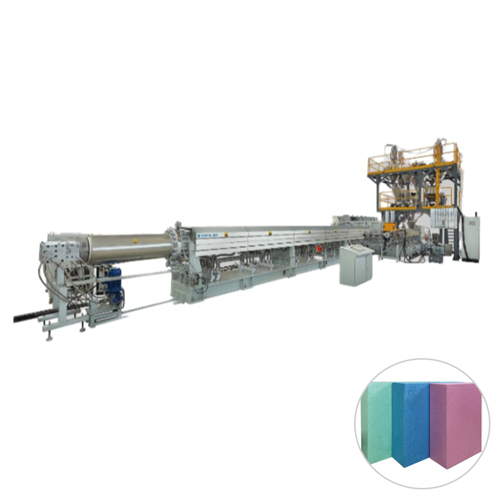 Xps foamed panel production line extruded polystyrene machine