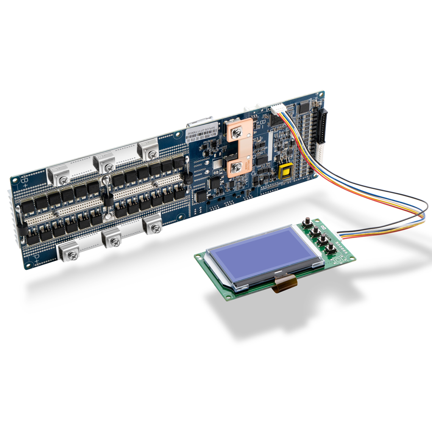 Новая версия! 48 В 100 А 150 А 200 А lifepo4 BMS с ЖК-экраном RS485/canbus система управления батареями Seplos bms