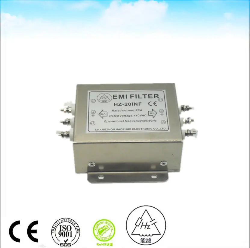 5A~1200A 250/440/480VAC,EMC pure sine wave inverter filter