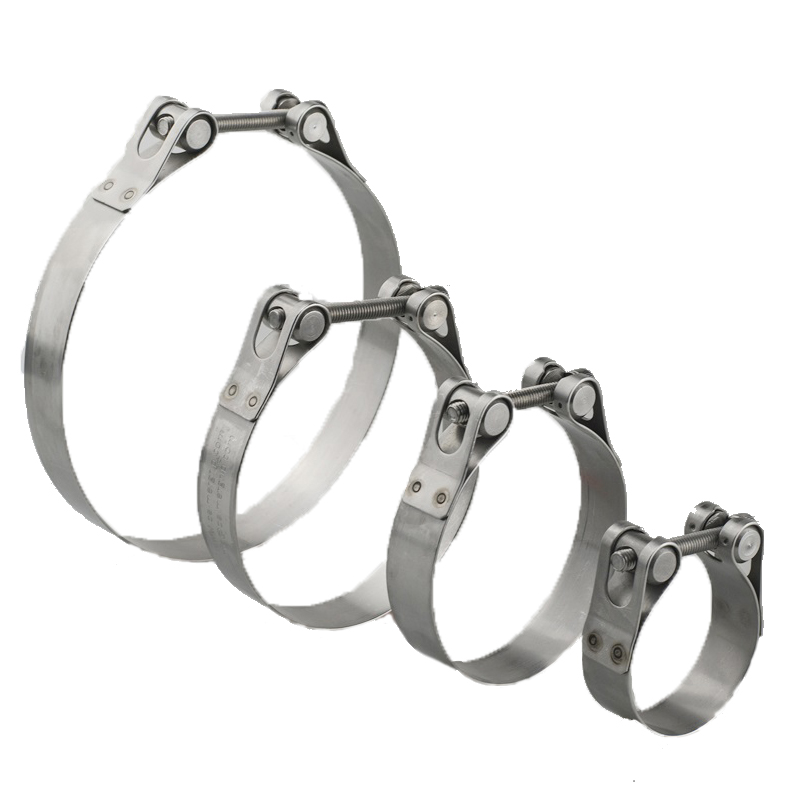 high quality material SS304 T-bolt hose clamp exhaust clamp
