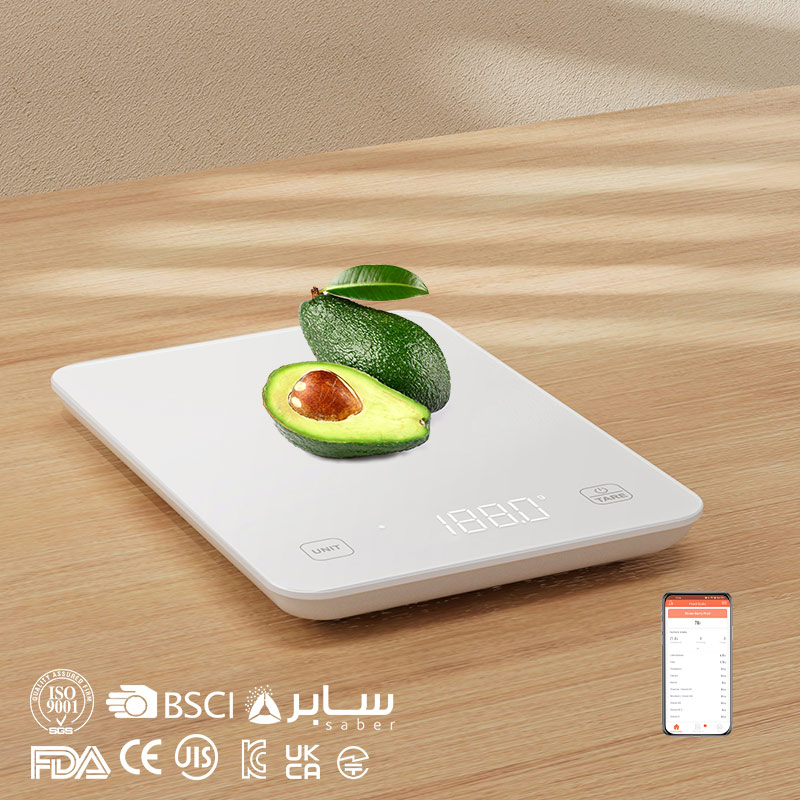 Free APP SDK Bluetooth Multi Functional Hot Selling Smart Scale Food Weight Scale Digital electronic Kitchen Scale