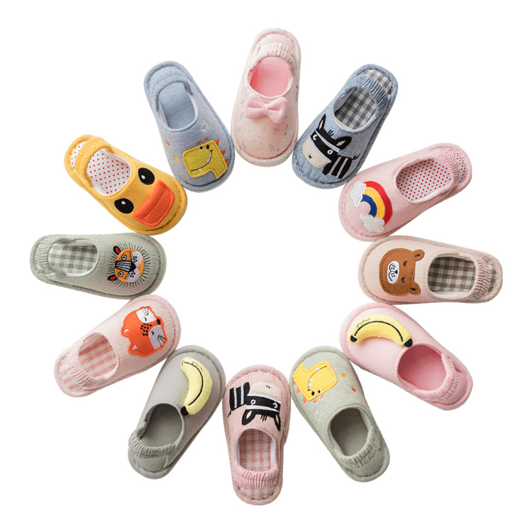 Superstarer Children's slippers baby toddler shoes  home non-slip indoor slippers