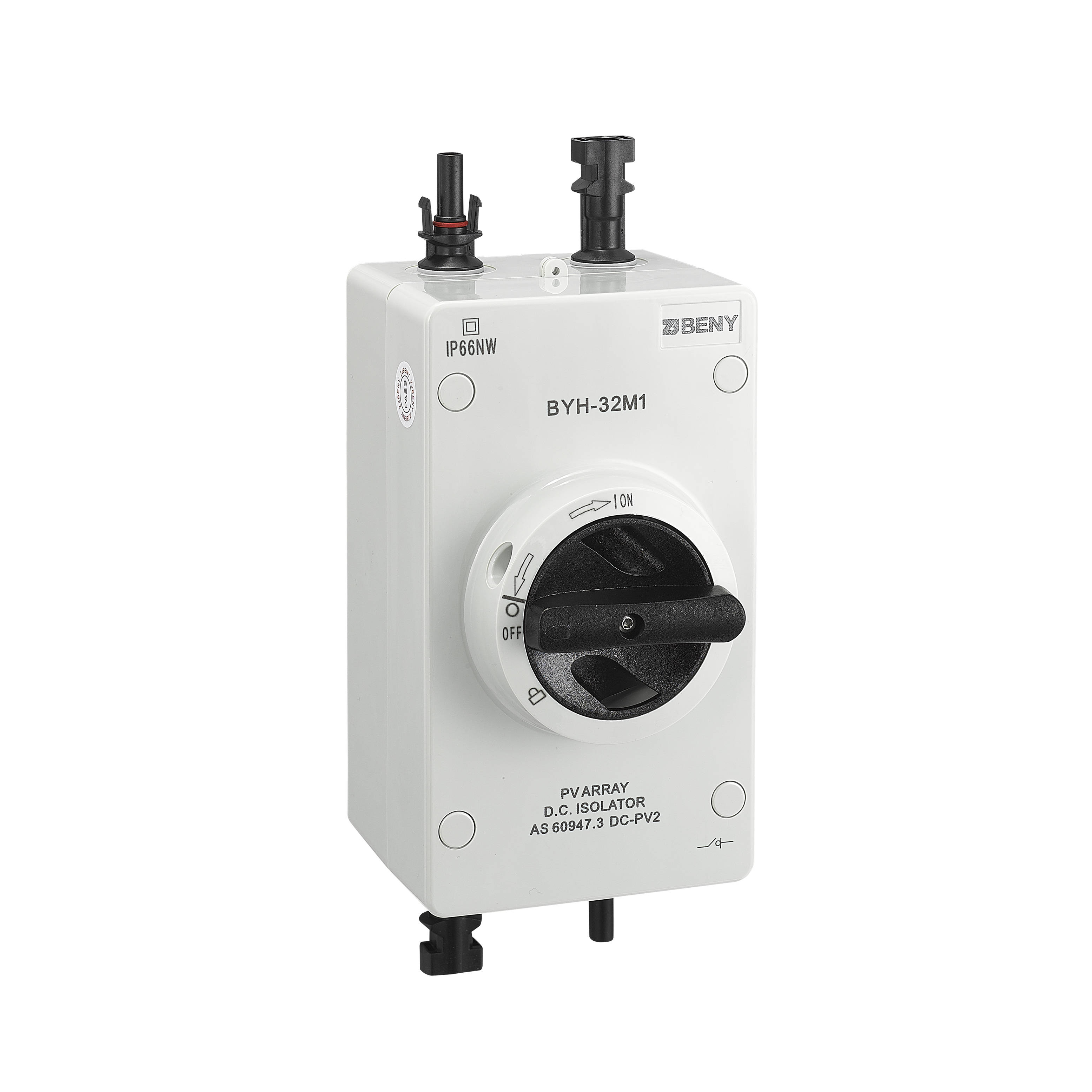 PV isolation switch DC ISOLATOR SWITCHES 1000V 32A WITH MC4 IP66