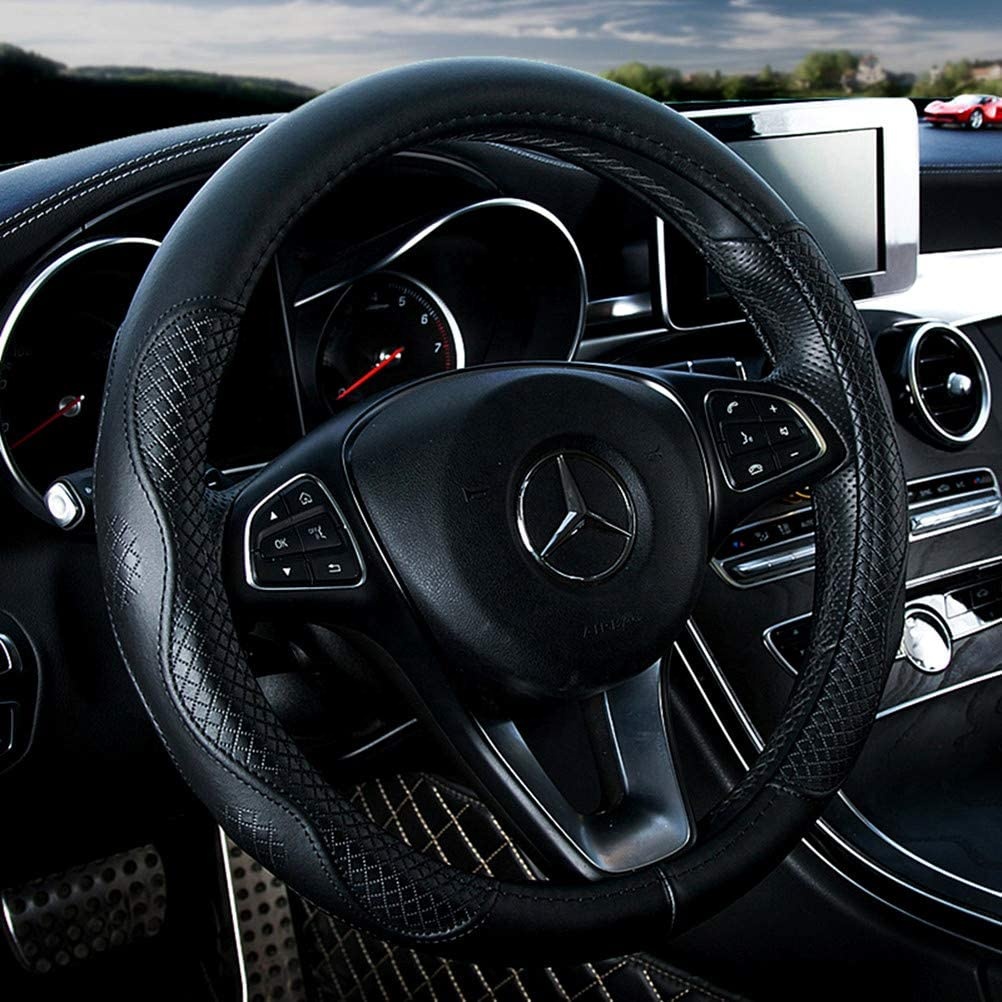Leather Steering Wheel Cover Cowhide Steering Wheel Cover Genuine Leather Steering Wheel Covers