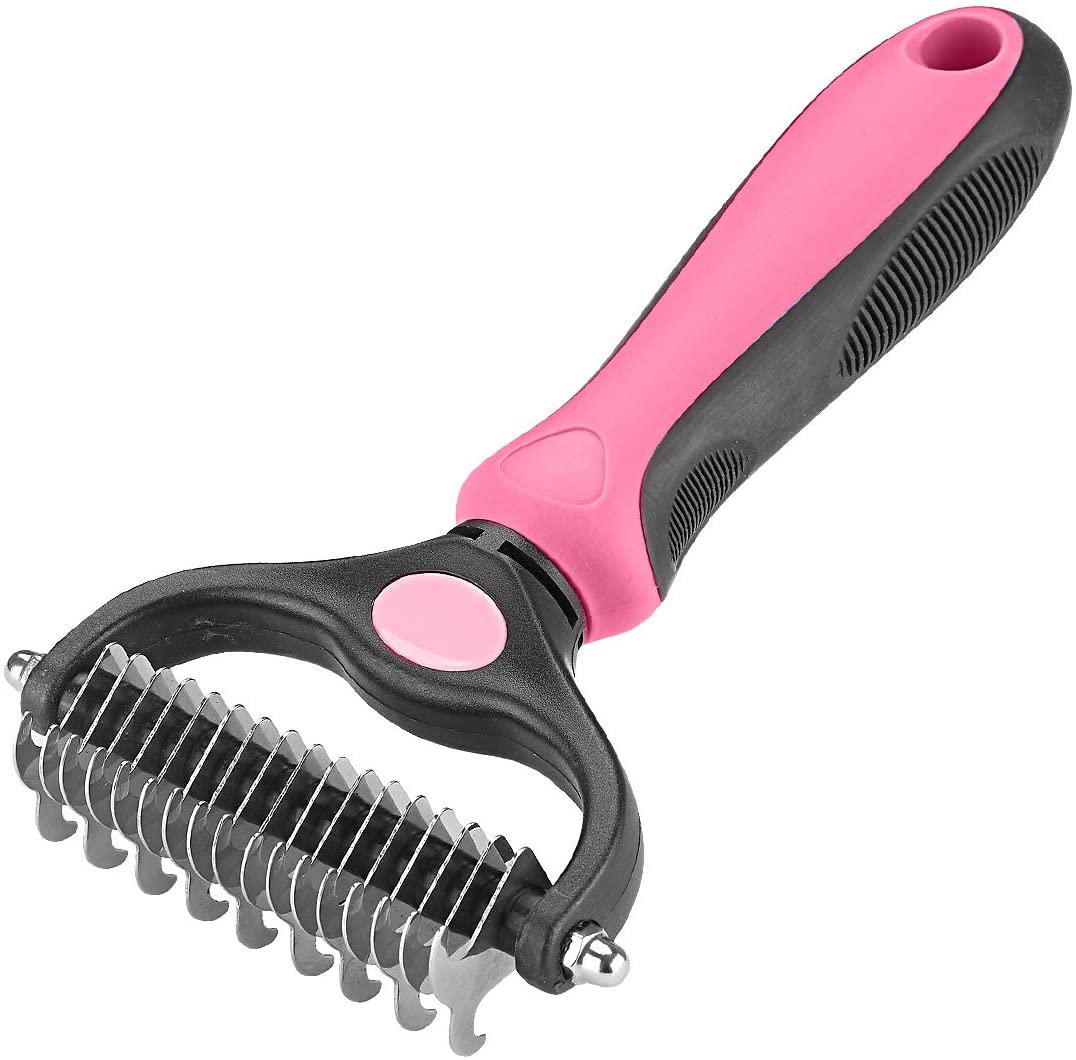 Pet Grooming Tool Dematting Undercoat Rake Comb Pet Grooming Brush