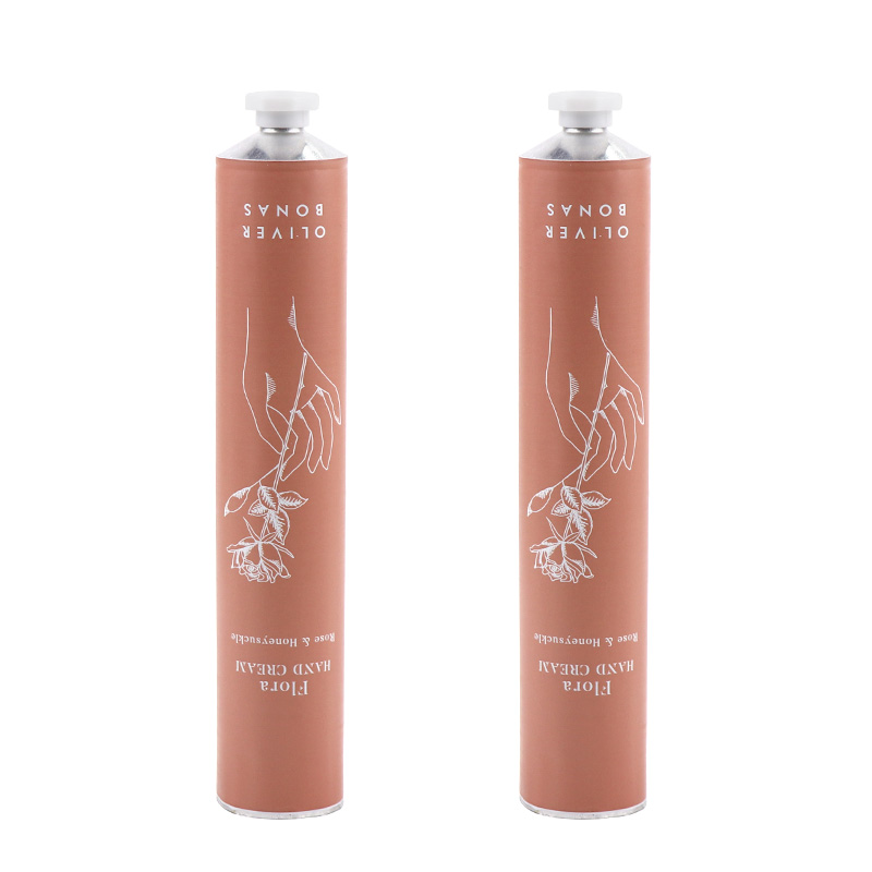15mm 20mm 25mm Diameter empty aluminum soft cosmetic tube customizable color print