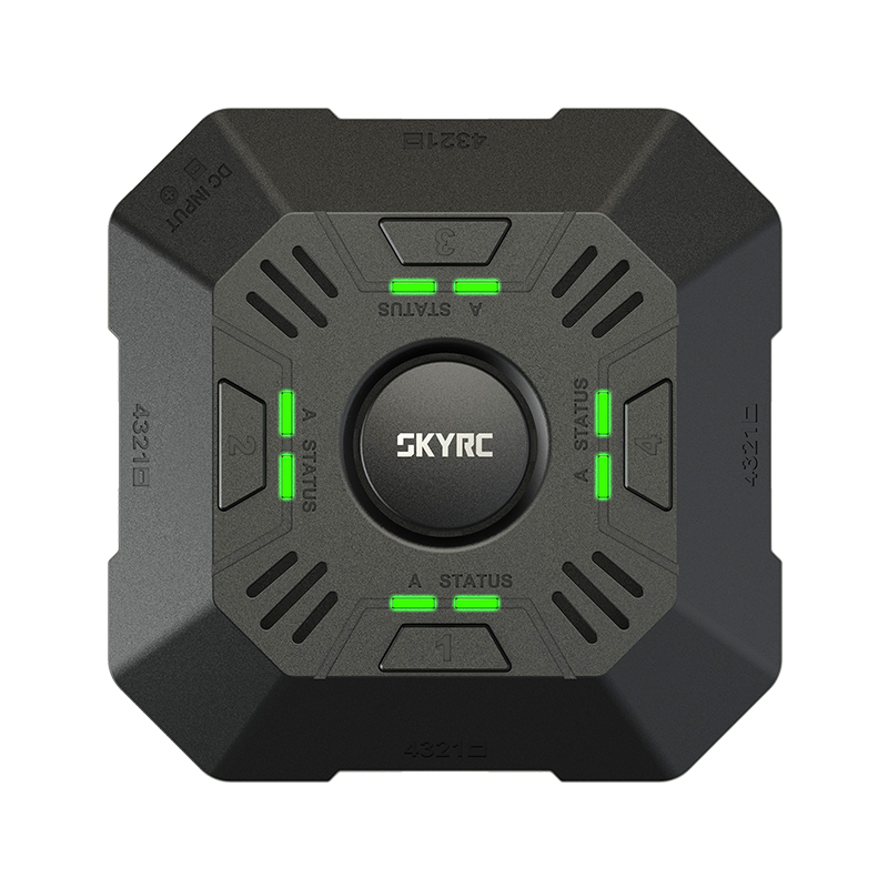 SKYRC Multi Balance E4Q 4-портовое зарядное устройство XT60 DC разрядник для 2-4S LiPo дрона аккумуляторная зарядка регулируемый ток 2A 3A 5