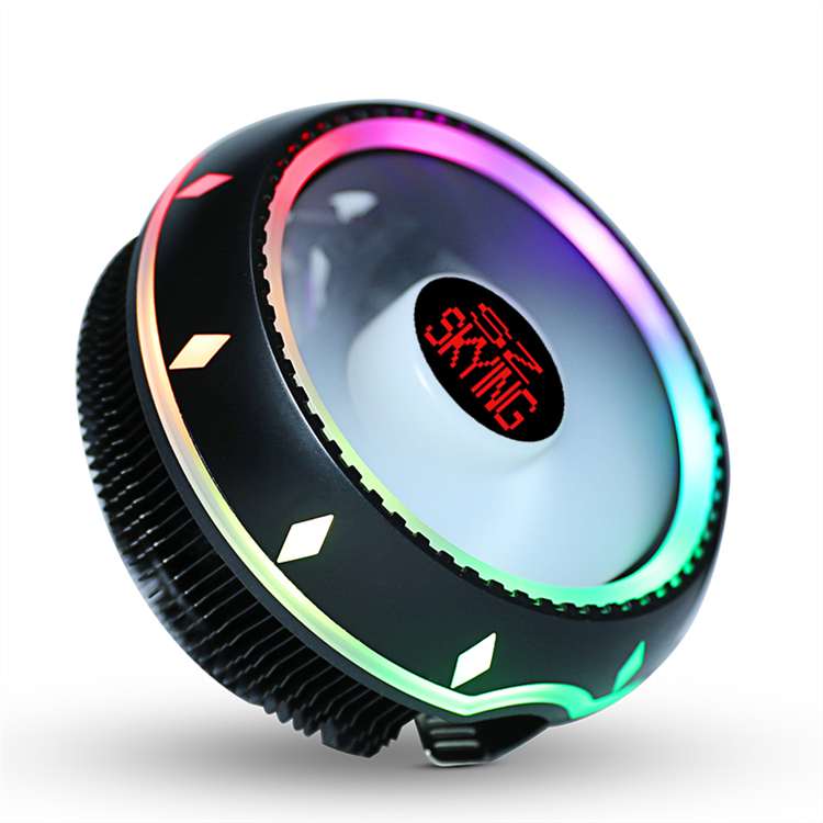 Высокоскоростной малошумный кулер для процессора с подшипником Rgb, охлаждающий вентилятор для процессора, кулер для настольного ПК