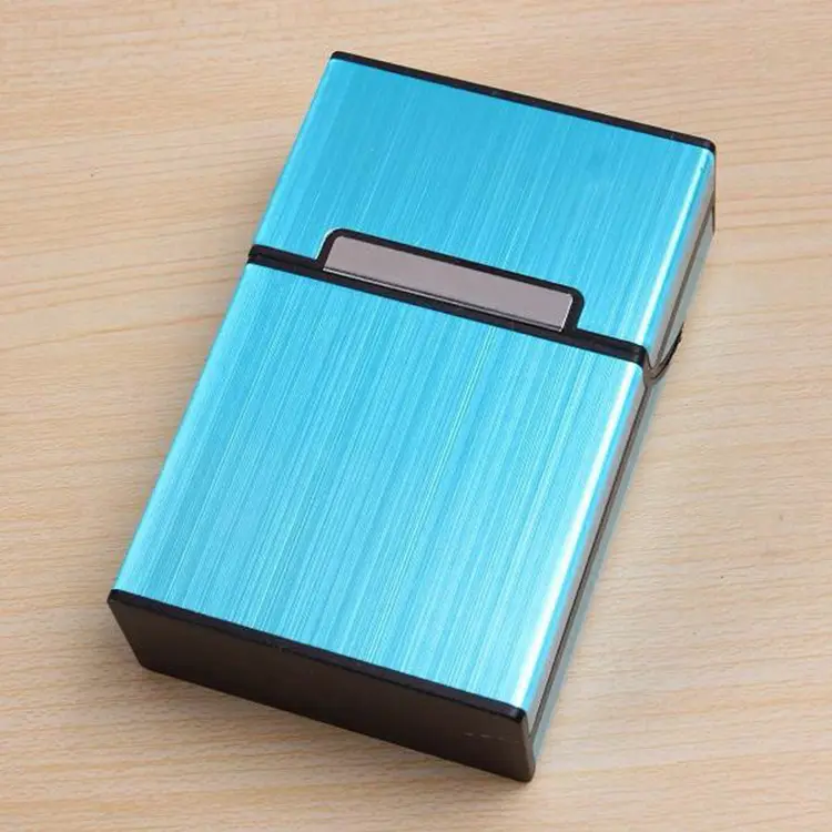 Hot selling custom logo cigarette case cigarette metal cigarette boxes case