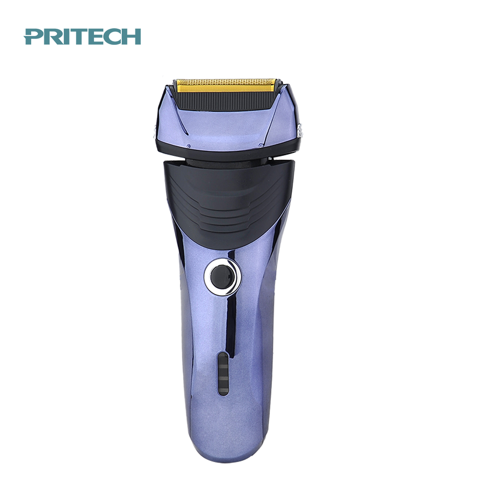 PRITECH тройной bladeswith индивидуальные плавающей моющиеся дизайн USB зарядка беспроводные перезаряжаемые для мужчин's бритвы