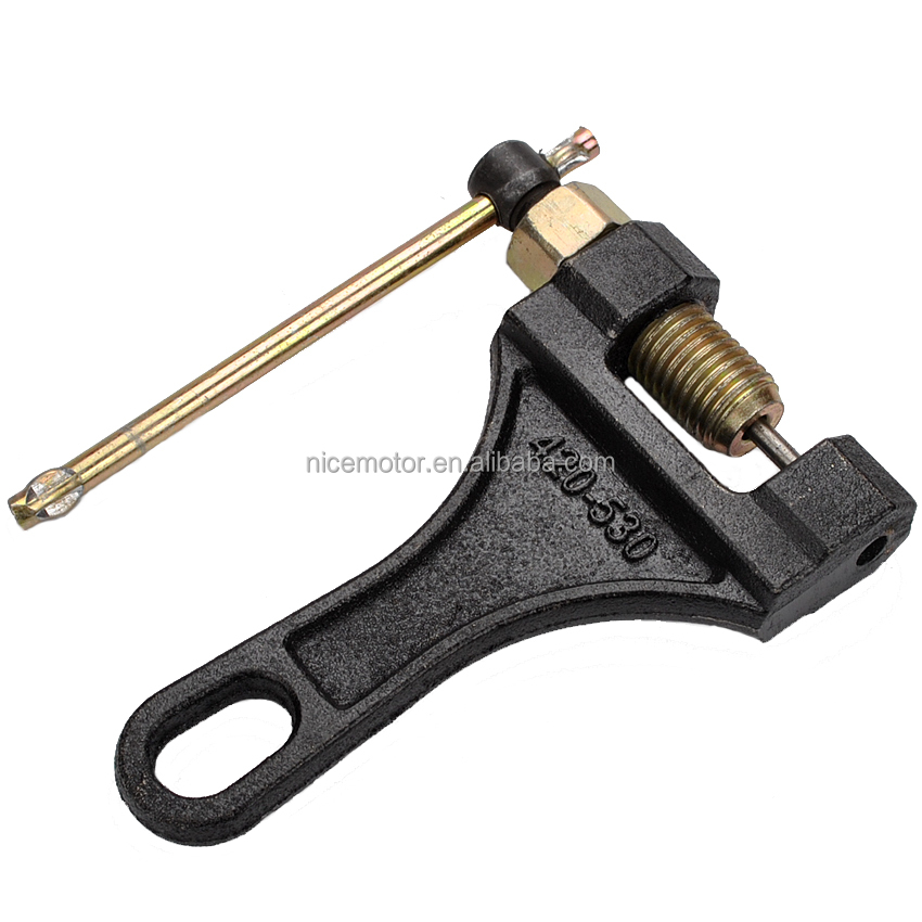 Chain Breaker Tool for Motorcycle Bike Heavy Duty ATV Chains with Chain Sizes 420 428 520