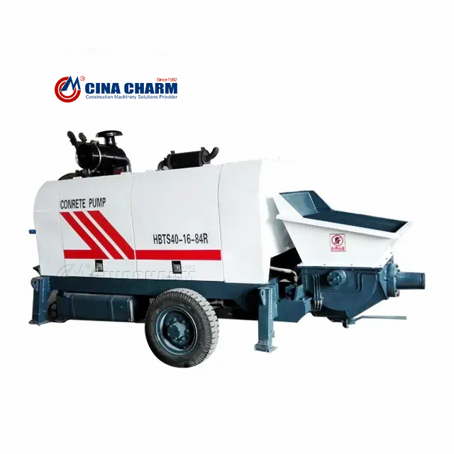 80m 3/h дизельный бетононасос для продажи