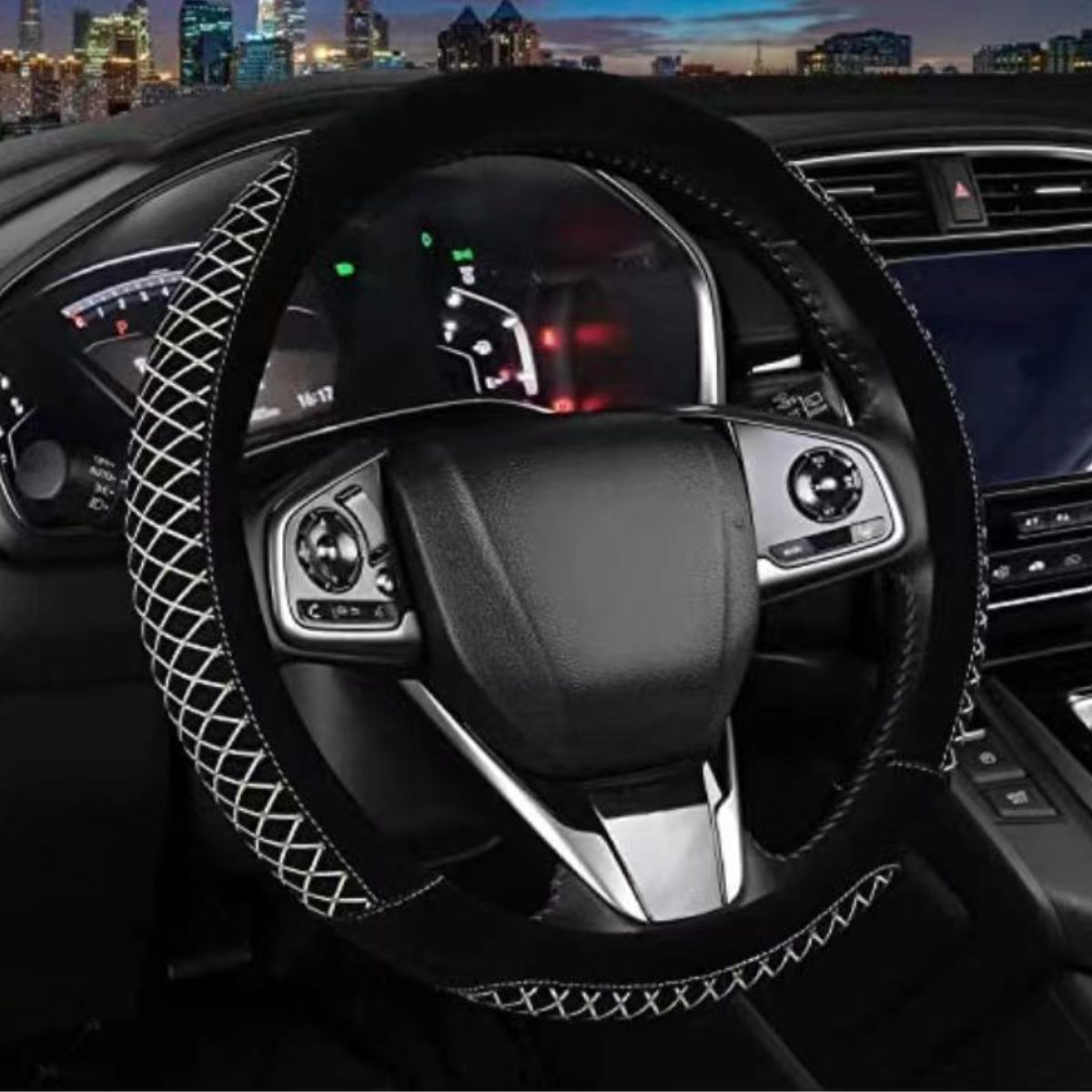 Мягкий модный прочный силиконовый чехол на руль автомобиля грузовика чехол на руль из искусственной кожи