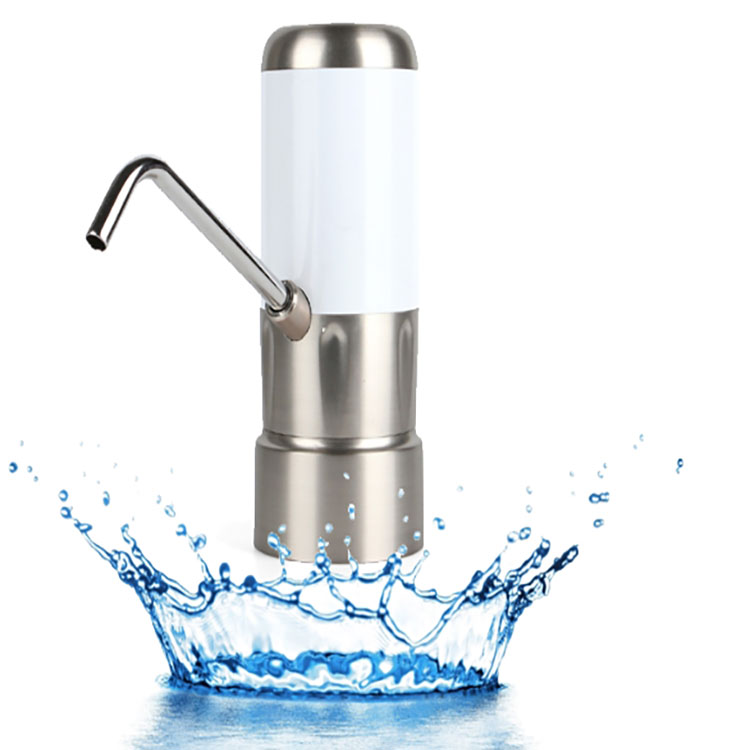 USB rechargeable Mini Electric Aluminum alloy Cheap Water Dispenser Water Dispenser Stainless Steel Water Bottle Pump