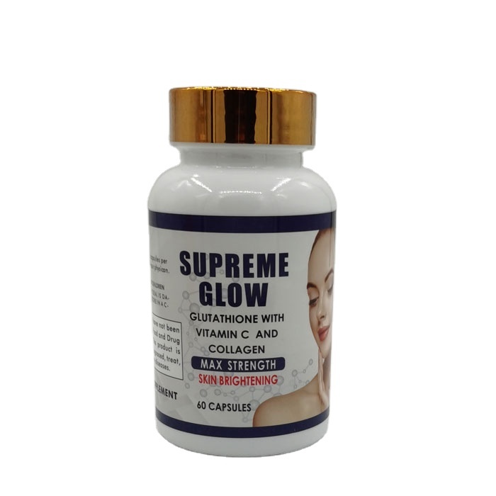 private label available collagen gluta plus vitamin C Glutathione Skin Whitening Pills capsule