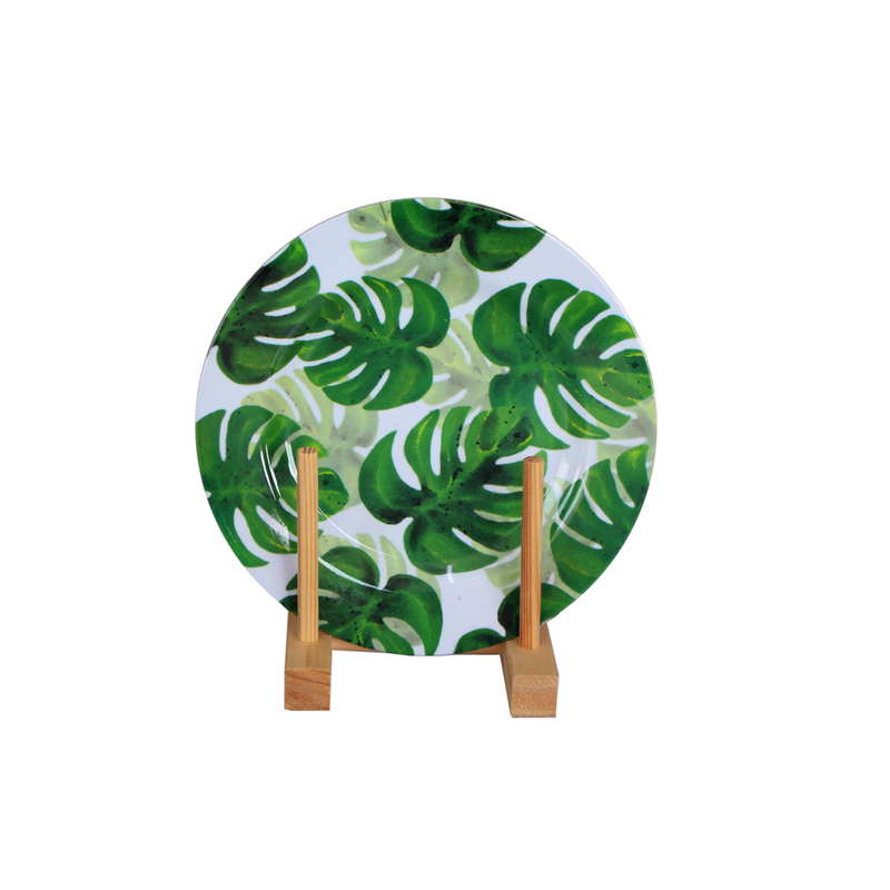 Palm Leaf Melamine Dishes Custom Print Melamine Plates