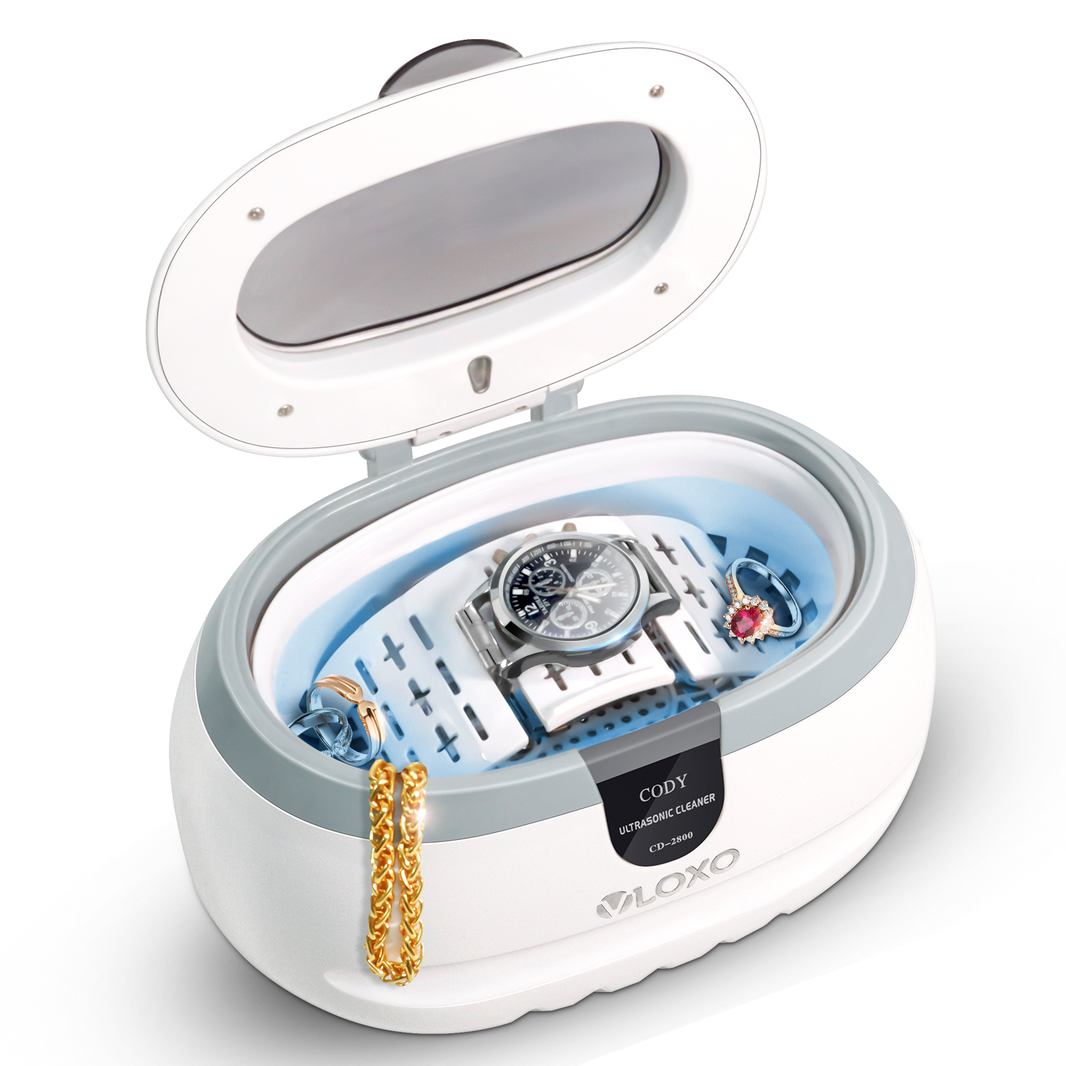 Ultrasonic Cleaner Professional Ultrasonic Jewelry Cleaner Portable Ultrasonic Cleaning Machine for Glasses Jewelry Watches Coin