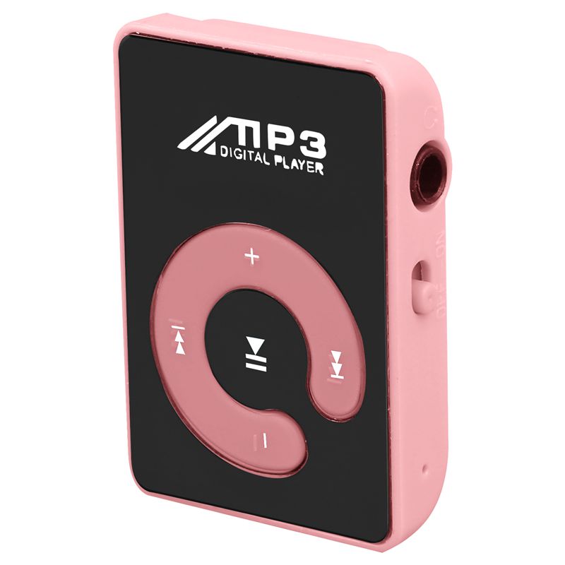 Цифровой mp3-плеер спортивный зеркальный зажим TF карта Музыка C Кнопка портативный мини Водонепроницаемый
