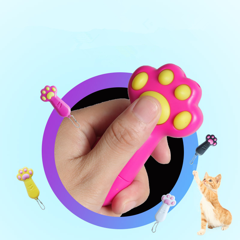 Обновление 3-в-1 лапа кошка игрушки для животных Chaser игрушки перезаряжаемые аварийное освещение развлечения учебное пособие для домашних животных кошка лазерная ручка указка
