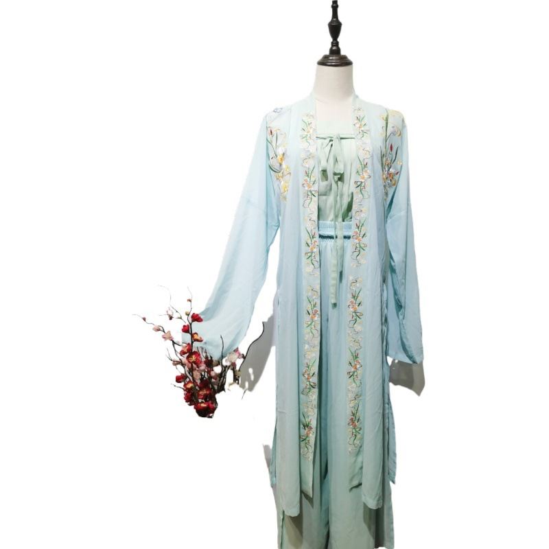new ancient adults wholesale chiffon fairy Customized embroidered hanfu women