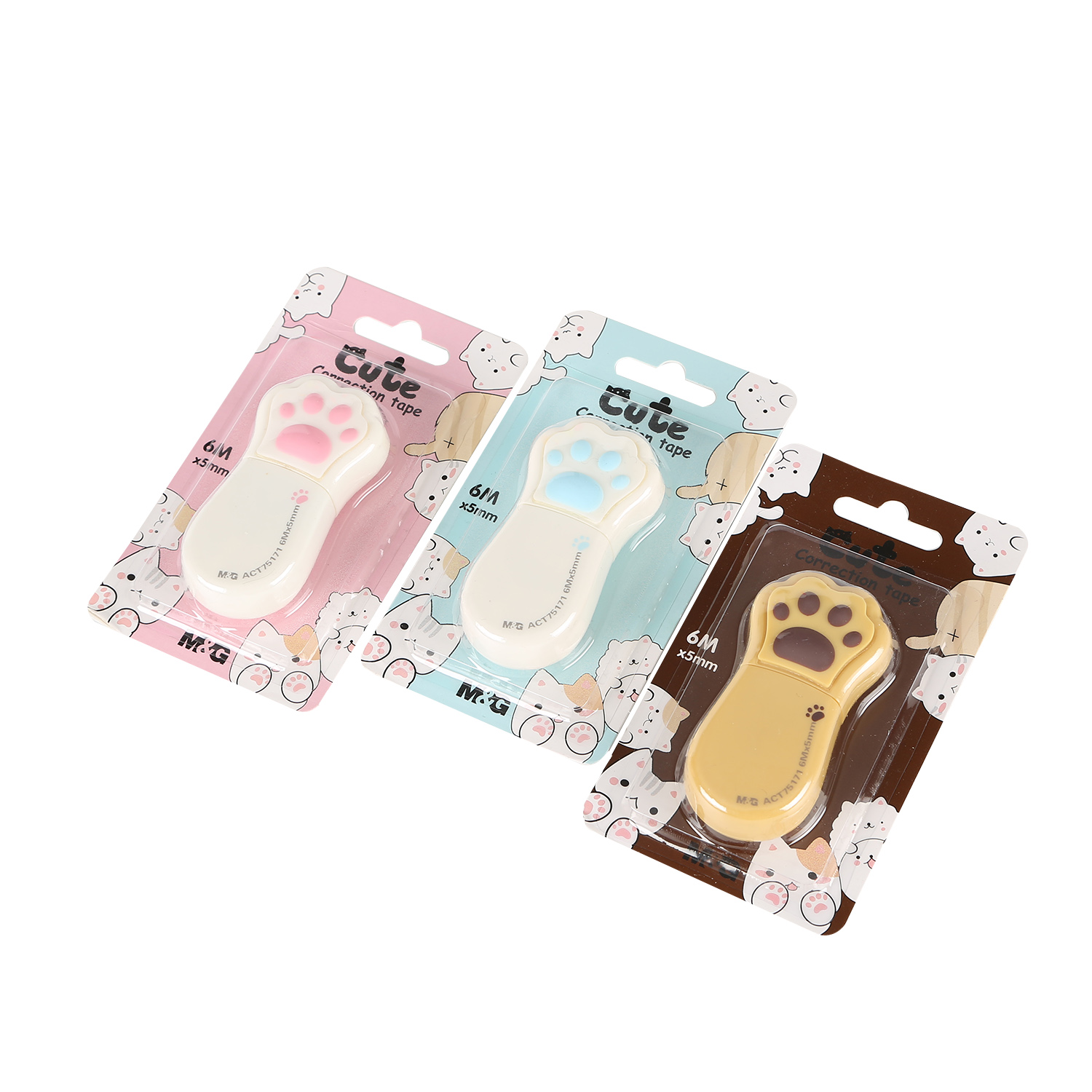 M&G Best Selling 6m Mini Kawaii Cute School Supplies Correction Tape for School