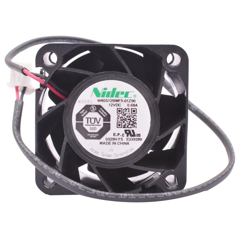 W40S12BMF5-01Z90 4 см 40 мм вентилятор 40x40x28 мм 4028 DC12V 0.68A двойной шариковый подшипник подходит для охлаждающий вентилятор мощность сервер