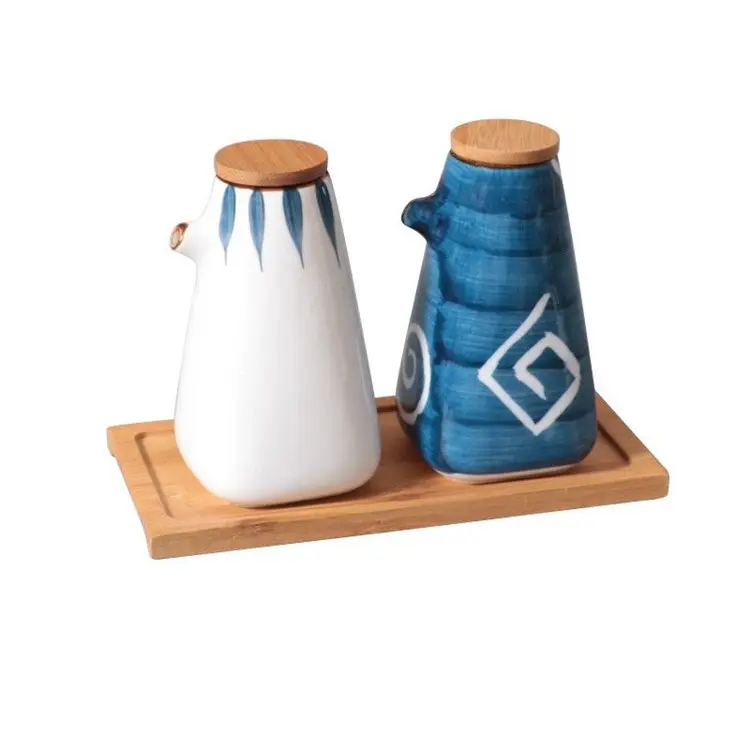 Japanses kitchen mini size novelty ceramic decorative salt and pepper shakers