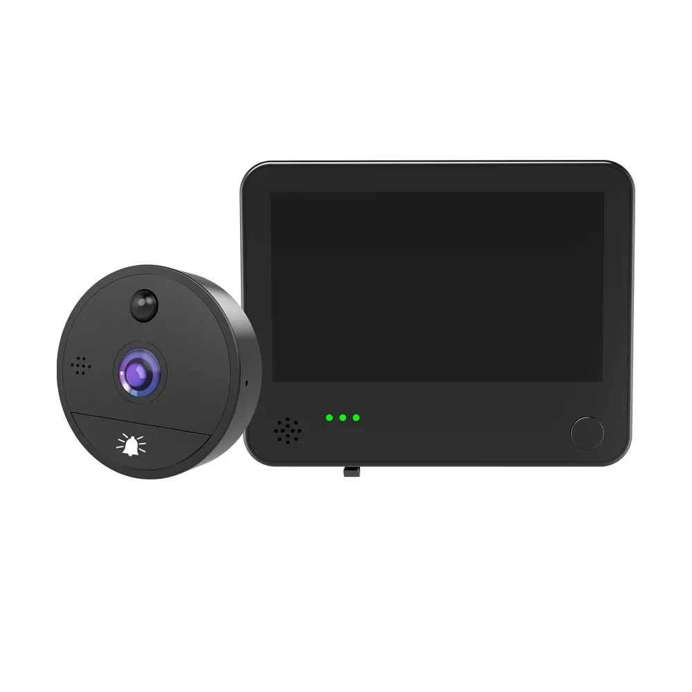 Factory hot sale 4.3inch Wifi motion detection peephole camera video intercom wireless door viewer 170 wide angle