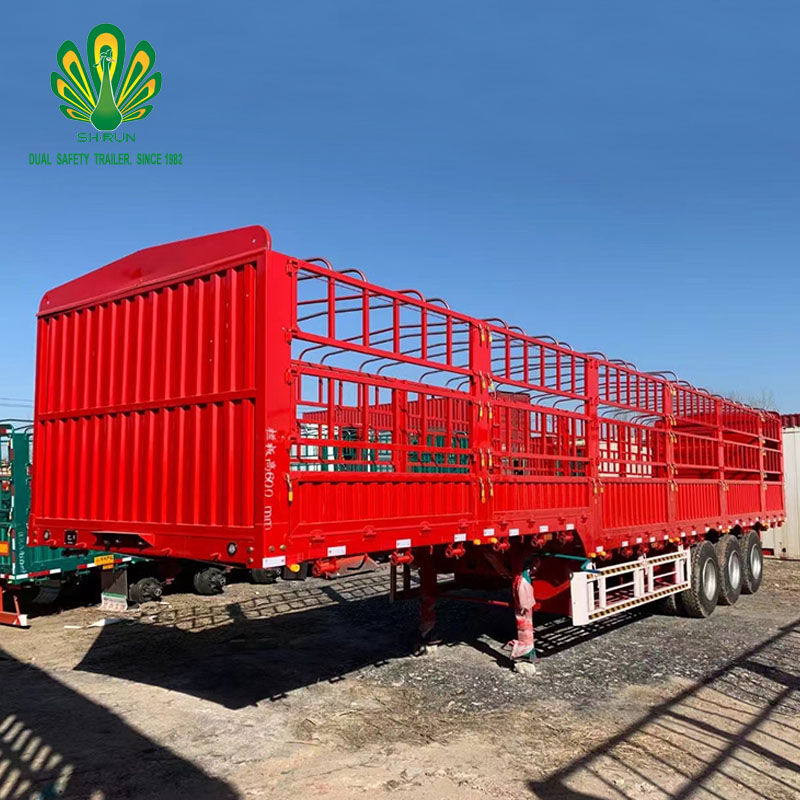 Fence cargo truck trailer side wall cargo trailer semi trailer agriculture food cement for sale