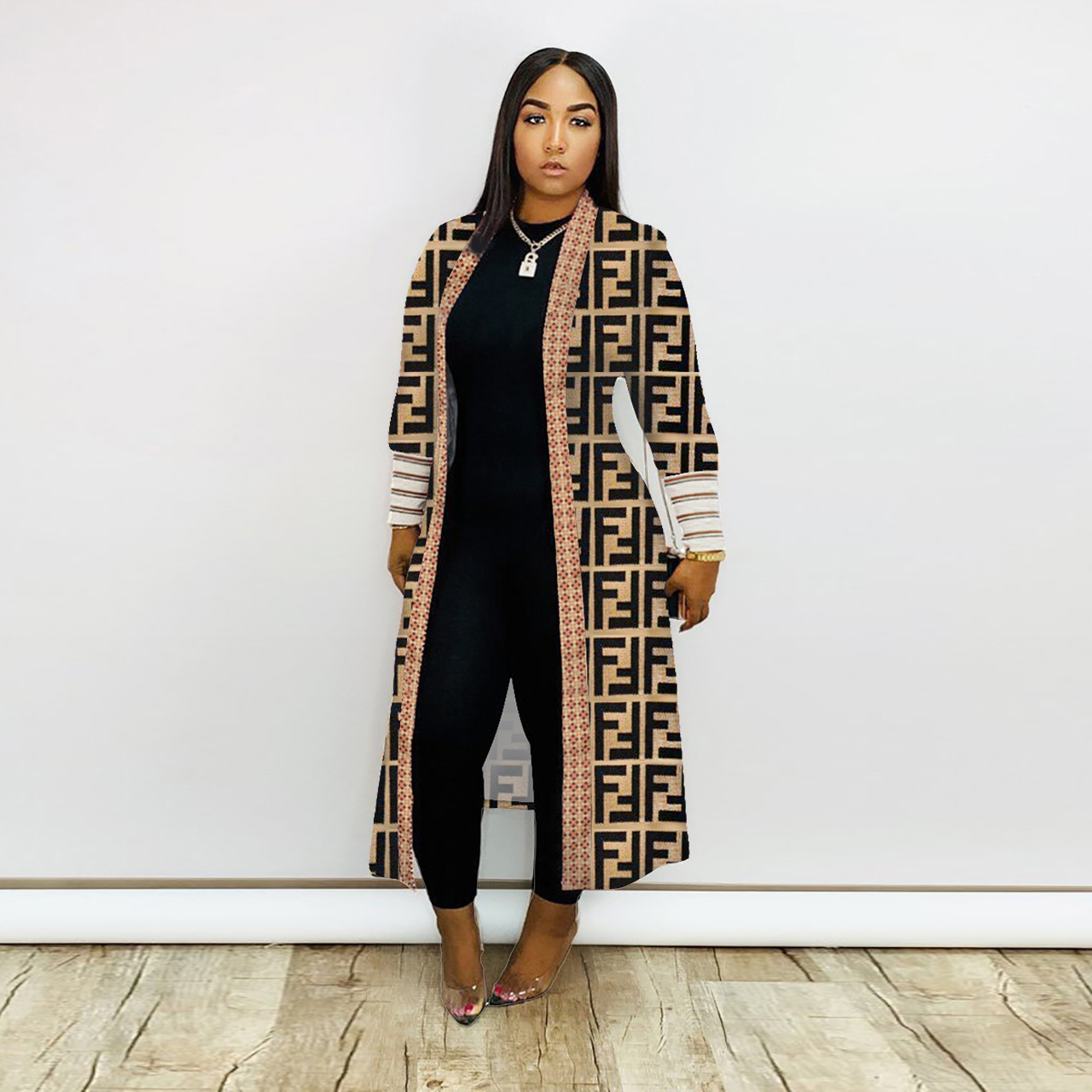 New Design Autumn Winter Top Coat Long Knit Cardigans Al Por Mayor Women Sweater
