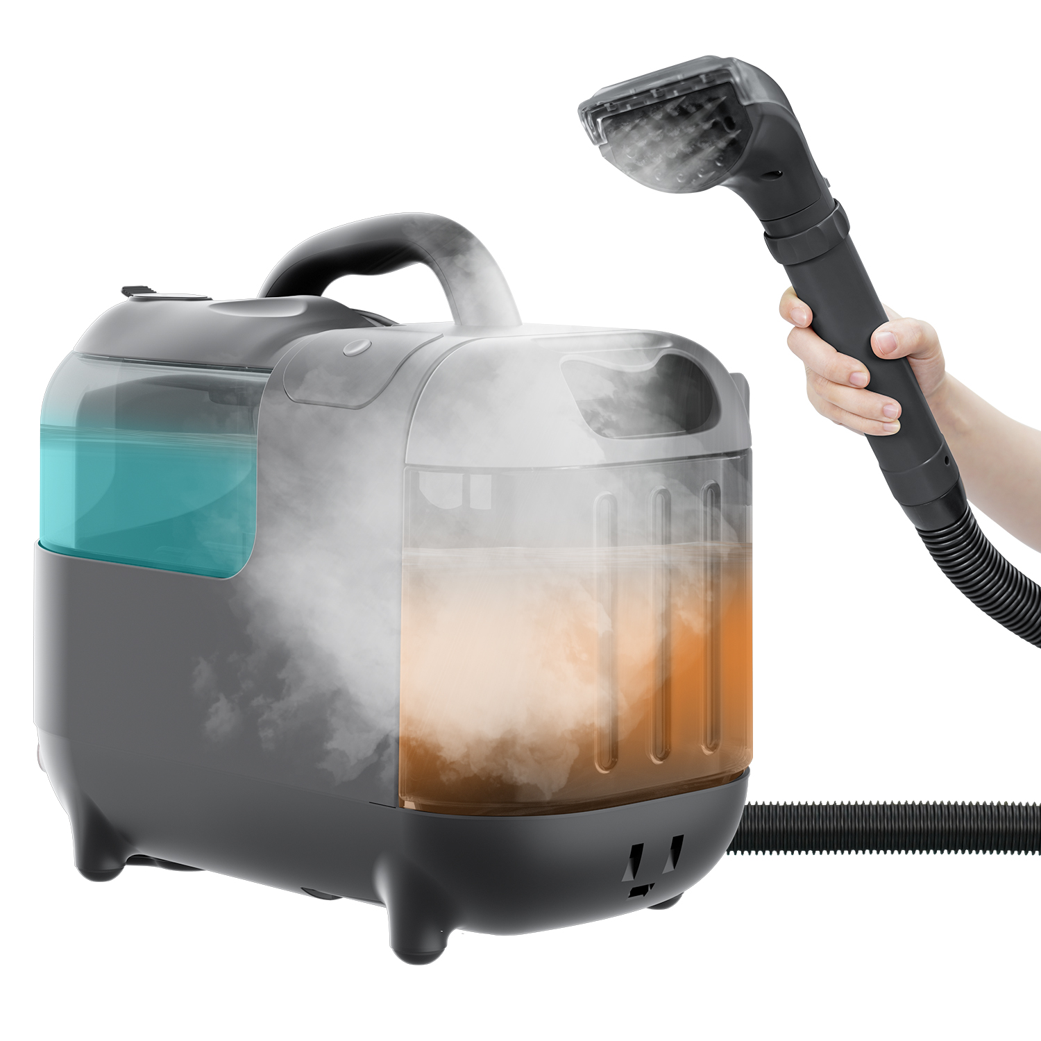 Portable Wet and Dry Vacuum Sofa Carpet Cleaner Household Upholstery Fabric Washing Steam Spill Spot Cleaner