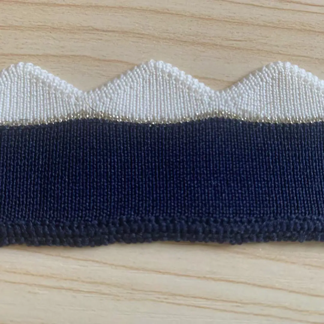 Customized elastic rib 1x1 flat knit rib polo collar