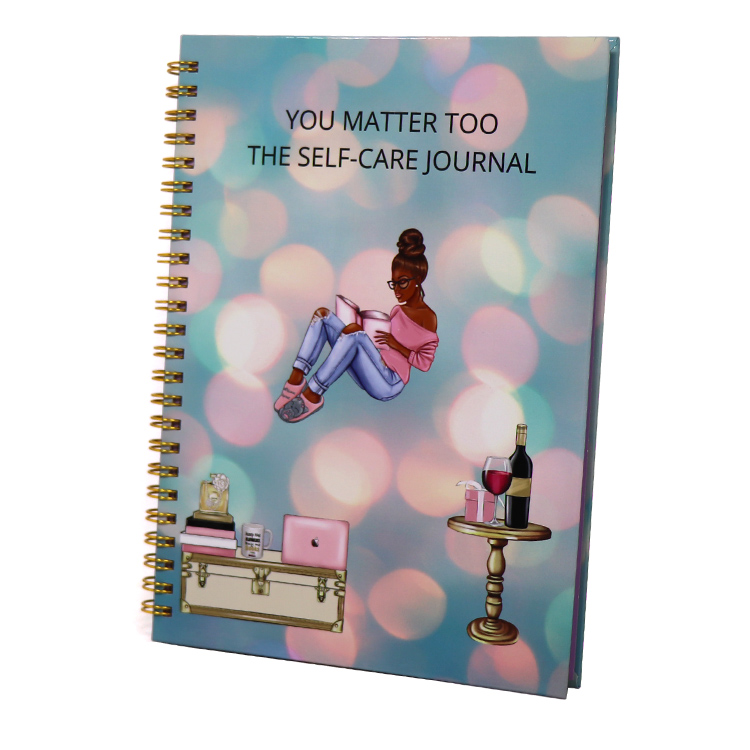 Personalized Custom Logo Printed Self Care Planner Journal