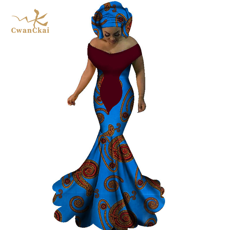 Повседневные платья Kitenge для африканских женщин, африканские платья Kente из вощеной ткани, дизайнерские полные женщины