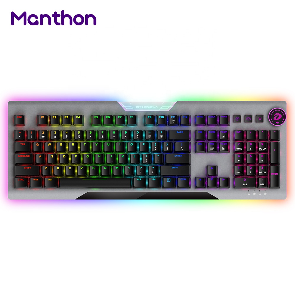 Совершенно новая металлическая Механическая игровая RGB-клавиатура Mechan для детей