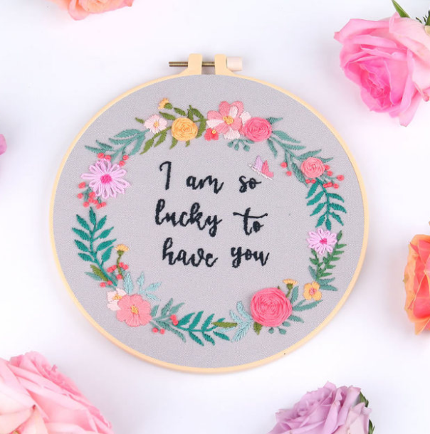 Cross stitch kit embroidery